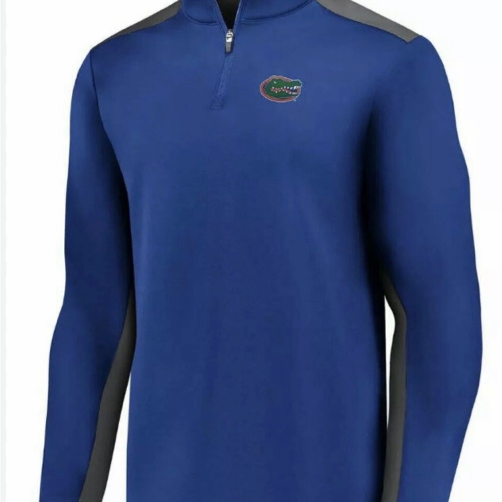 Fanatics new Blue Quarter-Zip Pullover with Logo Florida Gators 🐊